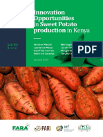 Innovation Opportunities in Sweet Potato Production in Kenya - Guidebook - FARA