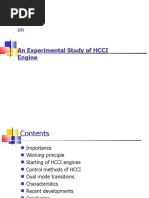 Homogeneous Charge Compression Ignition Enginehcci