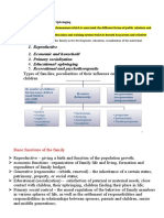 Reproductive 2. Economic and Household 3. Primary Socialization