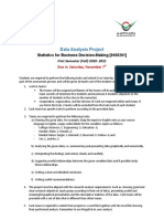 Data Analysis Project: Statistics For Business Decision-Making (0508201)