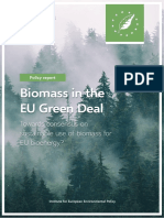 Biomass in the EU Green Deal