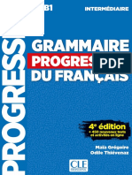 2017 Grammaire Progressive Du Fran 231 Ais A2B1 - Interm 233 DiairE