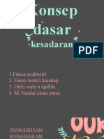 Konsep Kesadaran