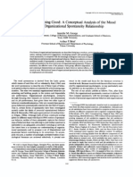 Feeling Good-Doing Good A Conceptual Analysis of The Mood at Work Organization Spontaneity Relationship JM George