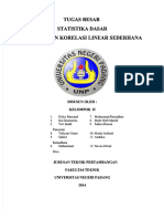 PDF Makalah Regresi Dan Korelasi Linear Sederhana 1