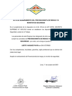 Acta de Nombramiento Del PDR