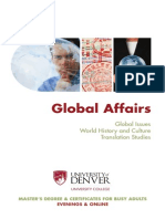 Global Affairs: World History and Culture Career Opportunities