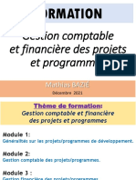 Support_Gestion Comptable Et Financière Des Projets Et Programmes SCS _ Module 1