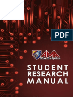 AMAES Student Research Manual (Revised Edition 2020)