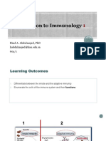 1-Introduction To Immunology 2nd Yr Students 2020