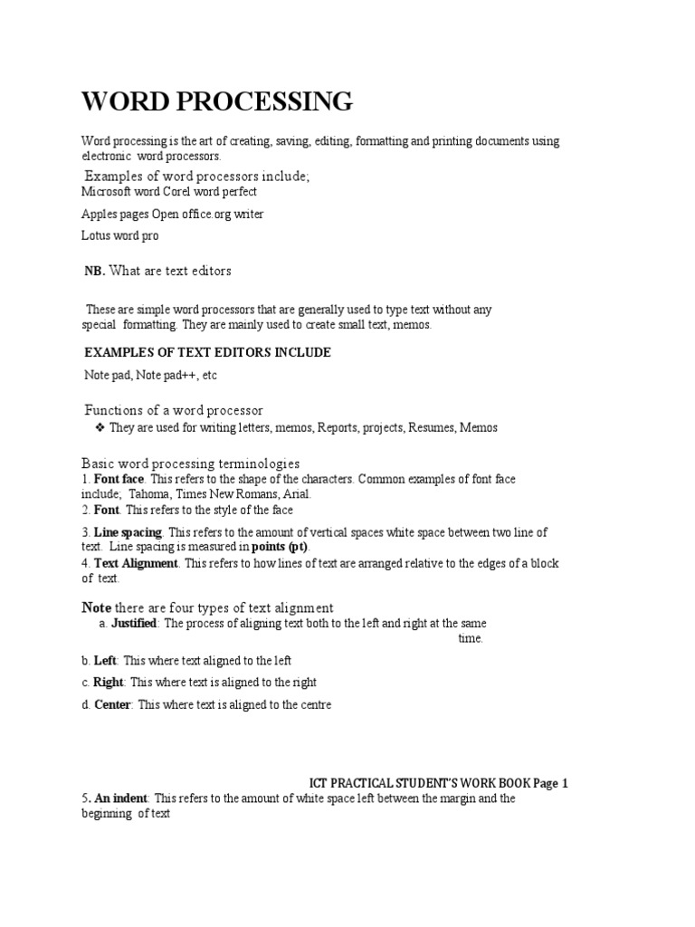 Practical Exercisises | PDF | Word Processor | Text
