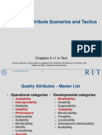 Lecture 17 Quality Attributes and Tactics LV