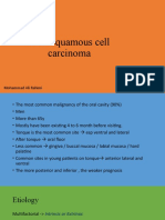 Oral Squamous Cell Carcinoma: Causes, Symptoms & Staging