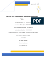 Informe y Presentacion Educacion Vial