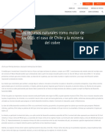 Los Recursos Naturales Como Motor de Los ODS - El Caso de Chile y La Minería Del Cobre - Copper Alliance