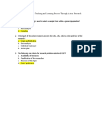 Course 8 Pretest and Post Test MC Questions