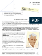 Dr. Kevorkian: Pre-Reading Warm Up Questions