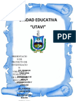 Fundación de la Unidad Educativa Utavi