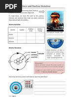 Atomic Structure and Nuclear Equations