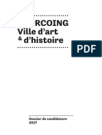 Dossier Ville D'art Et D'histoire
