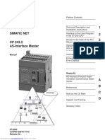 1 2 3 4 5 6 CP 243-2 AS-Interface Master Simatic Net: Manual