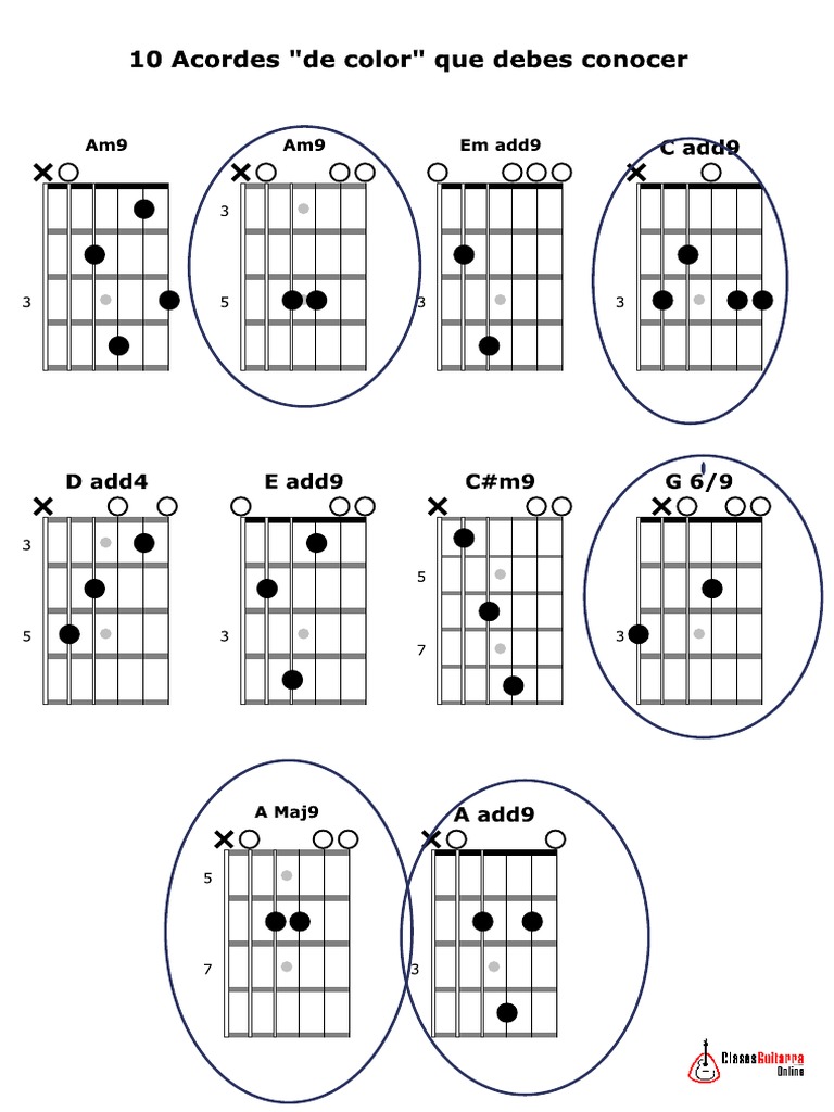 10 Acordes de Color PDF