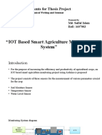 IOT Base Smart Agriculture Monitoring System - 1607003