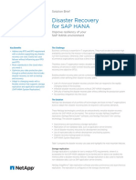Disaster Recovery For SAP HANA