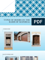 Types of Doors On The Basis of Material
