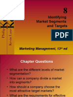 Identifying Market Segments and Targets: Marketing Management, 13 Ed