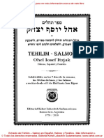 Tehilim Salmos en Espanol Hebreo y Fonetica Editorial Kehot