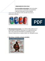 Debilidades de Coca Cola