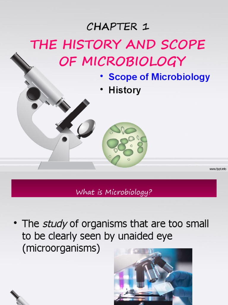 Chapter 1 History and Scope of Microbiology PDF
