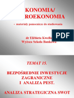 BIZ-y. Analiza PEST I SWOT - Pps