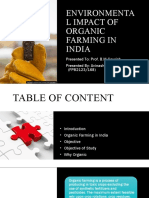Environmenta L Impact of Organic Farming in India