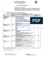 Control de Tareas Semana Del 3 Al 7 de Enero