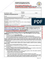 Formulário 02 - Projeto Técnico Simplificado (PTS) Até 200 M