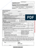 Formulário 01 - Formulário para Atestado de Regularidade