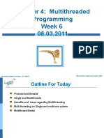 Chapter 4: Multithreaded Programming Week 6 08.03.2011