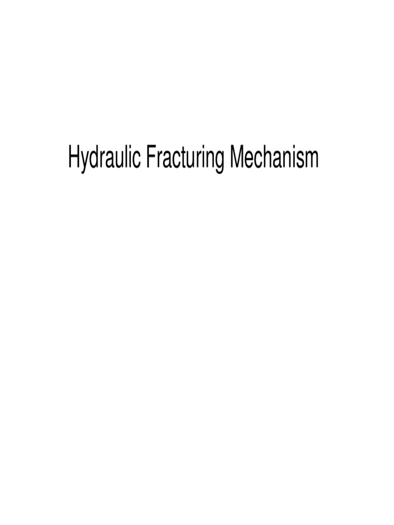 20 Design of Hydraulic Fracturing Treatment PDF Hydraulic