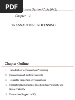 Chapter - 3 Transaction Processing