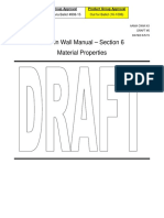 Curtain Wall Manual - Section 6 Material Properties: Approved Via Ballot #808-15 Out For Ballot (16-1006)