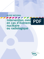 Guide Dintervention Medicale en Cas Devenement Nucleaire Ou Radiologique