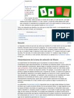 Tareas de Selección de Wason - Wikipedia, La Enciclopedia Libre