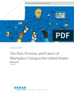 The Past Present and Future of Workplace Giving in The United States