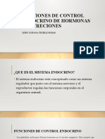 Funciones de Control Endocrino de Hormonas y Secreciones