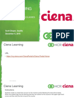 Ciena Learning Walkthrough IG120618