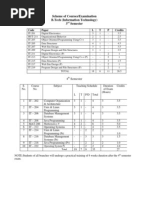 B.tech. Scheme