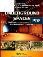 Underground Spaces Design Engineering and Environmental Aspects