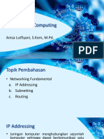 IP Addressing, Subnetting, dan Routing